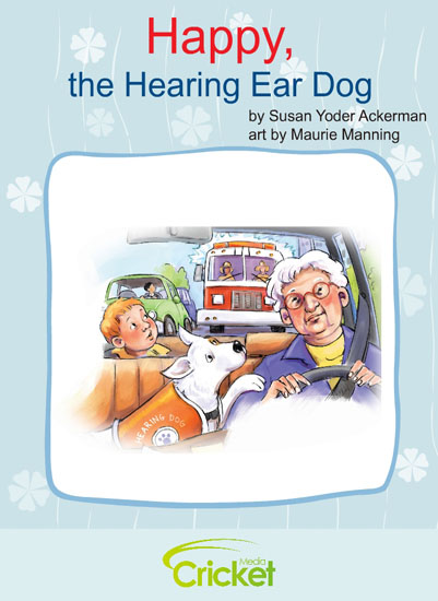Happy, the Hearing Ear Dog